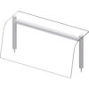 Nadstavba so sklenenou policou – LED osvetlenie – 2x GN1/1