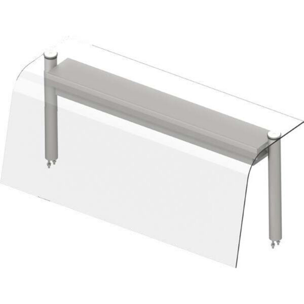 Nadstavba so sklenenou policou – ohrevné – 990 x 455 x 450 mm