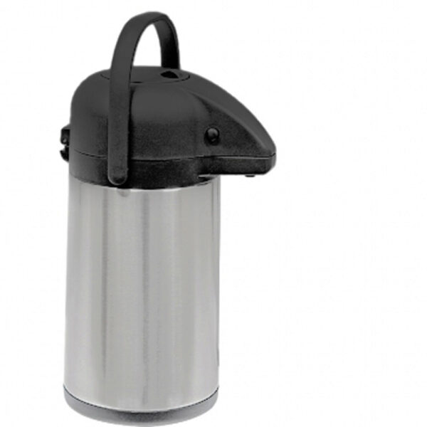 image Termoska s pumpou, objem 2,5 l, vyska: 37 cm, polypropylénová pokrievka