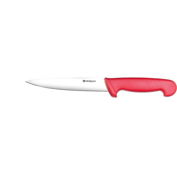 image HACCP-Filetovací nôž, ćervený, 16cm