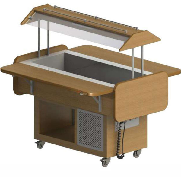 image Ohrevný bufetový stôl - 4x GN1/1