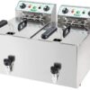 image Stolová fritéza FIMAR 2 x 10 litrov - 2x 6kW - s výpustným ventilom